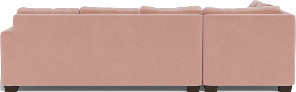 Track 121" Left Chaise Sleeper Sectional - Superb Blush