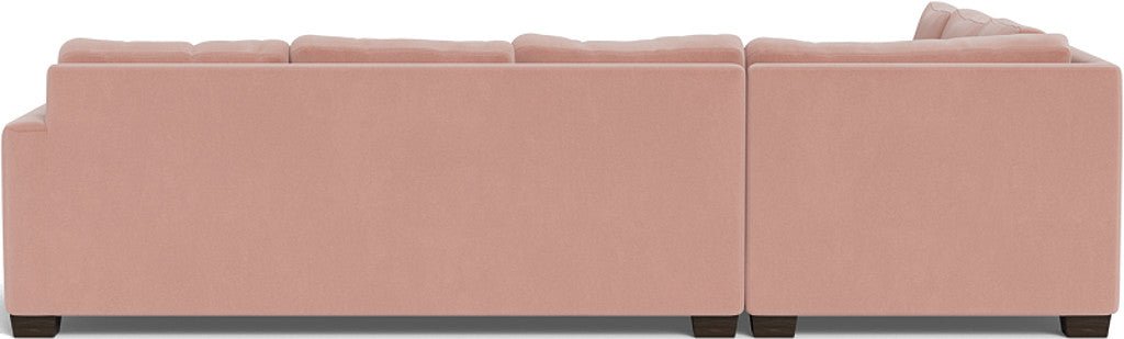 Track 121" Left Corner Sectional - Superb Blush