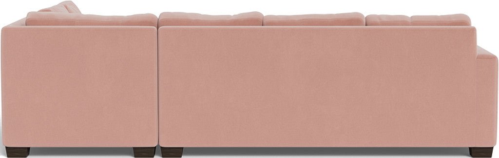 Track 121" Right Chaise Sleeper Sectional - Superb Blush