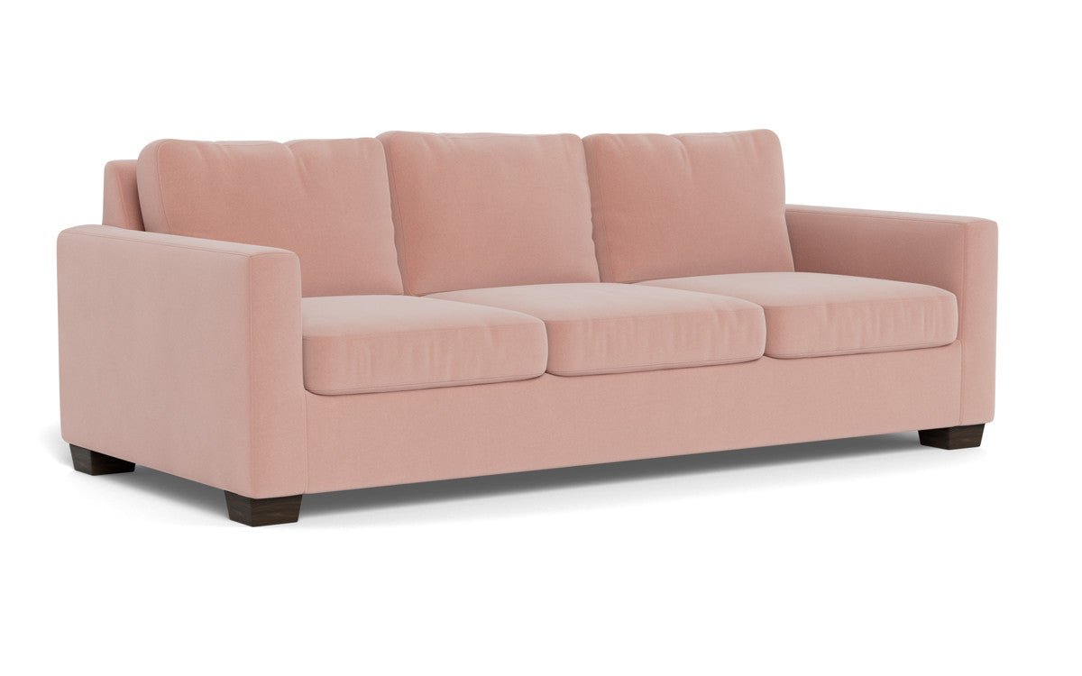 Track 87" Queen Sleeper Sofa - Superb Blush