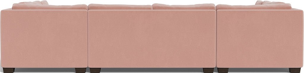 Track 141" Corner Sofa U Sectional - Superb Blush