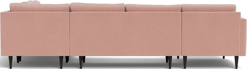 Wallace 130" Corner Sectionals w. Left Chaise - Superb Blush