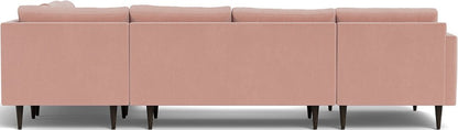 Wallace 130" Corner Sectionals w. Left Chaise - Superb Blush