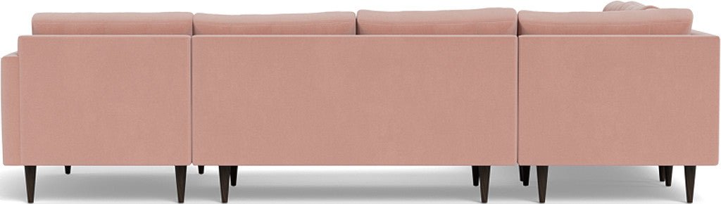 Wallace 130" Corner Sectionals w. Right Chaise - Superb Blush