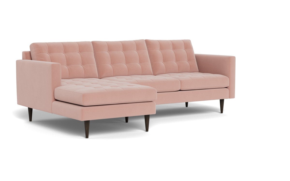 Wallace 98" Left Chaise Sectional - Superb Blush
