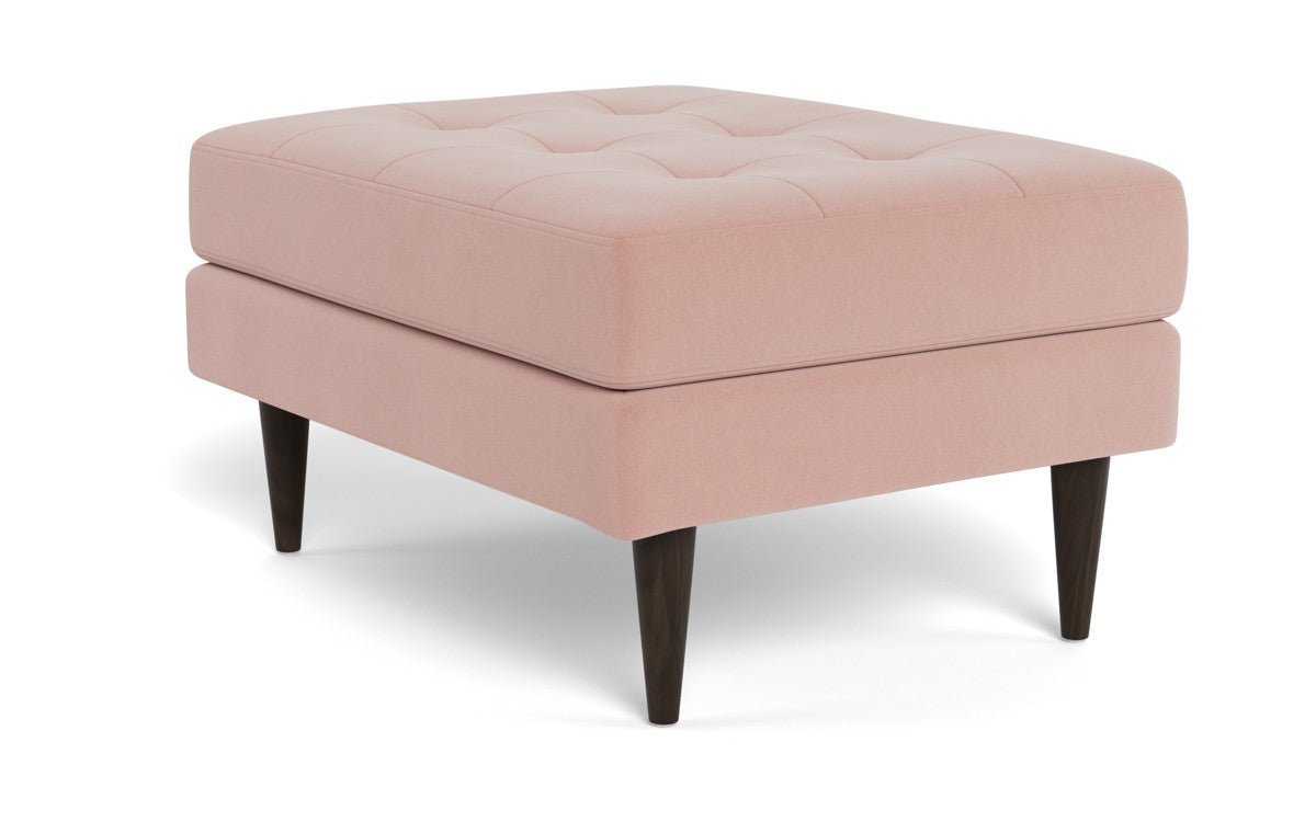 Wallace Ottoman - Superb Blush