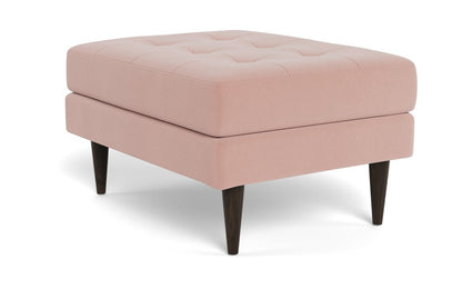 Wallace Ottoman - Superb Blush