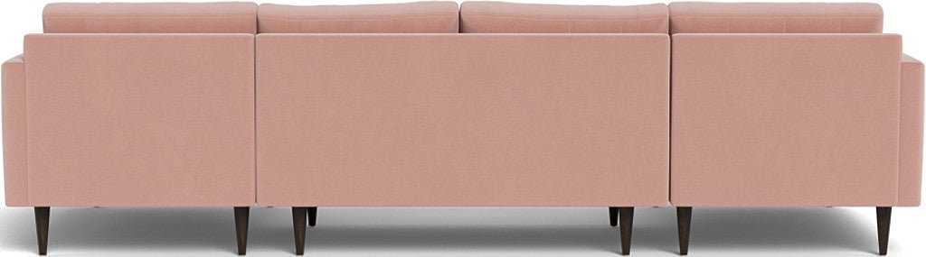 Wallace 126" Double Chaise U Sectional - Superb Blush