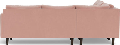 Wallace 102" Untufted Corner Sectional - Superb Blush
