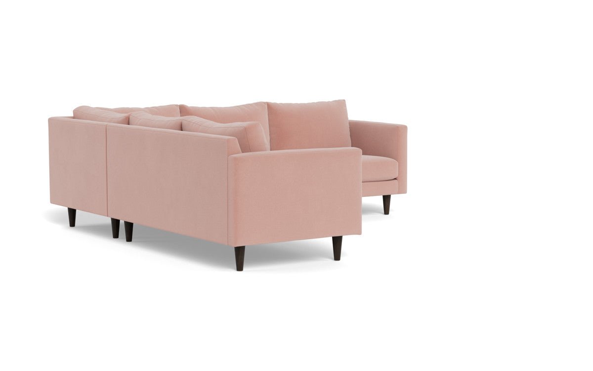 Wallace 102" Untufted Corner Sectional - Superb Blush