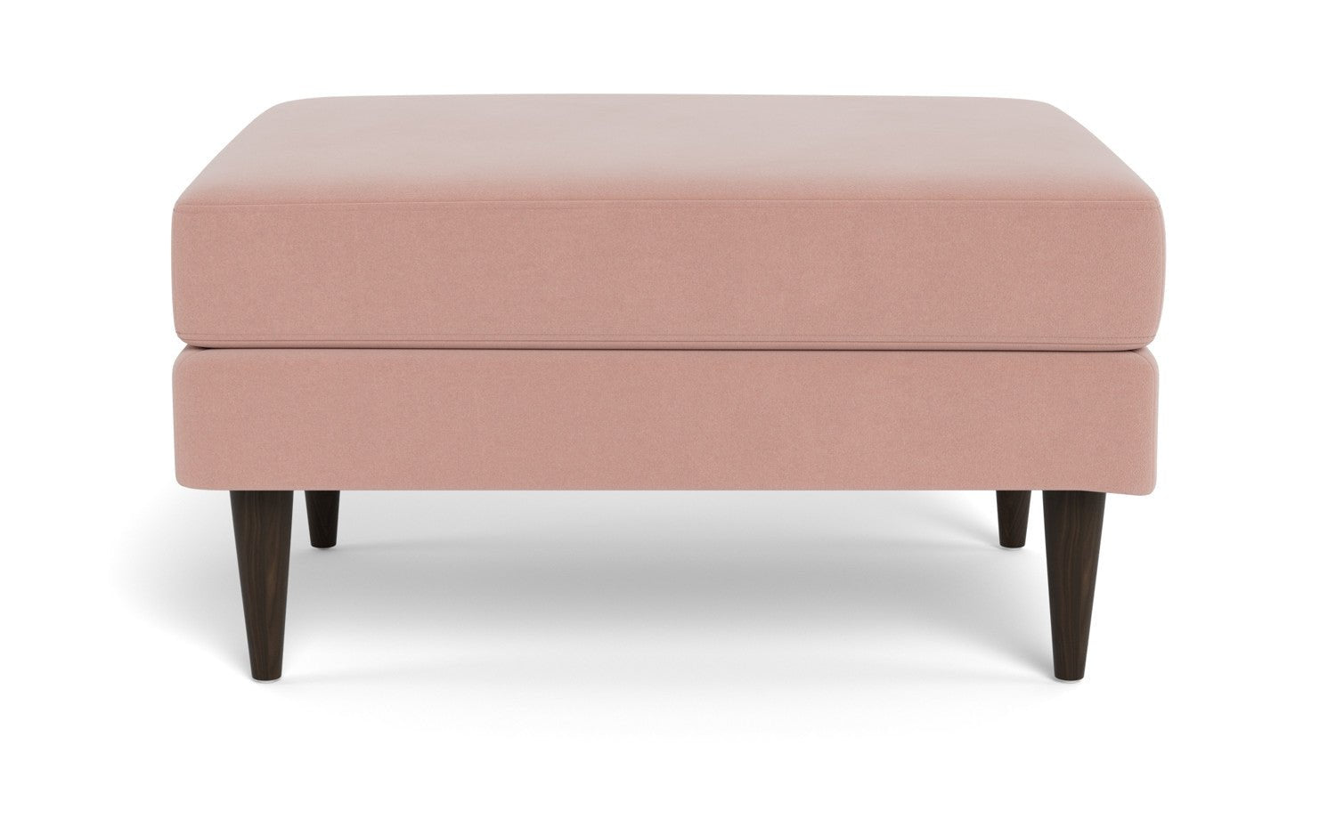Wallace Untufted Ottoman - Superb Amethyst