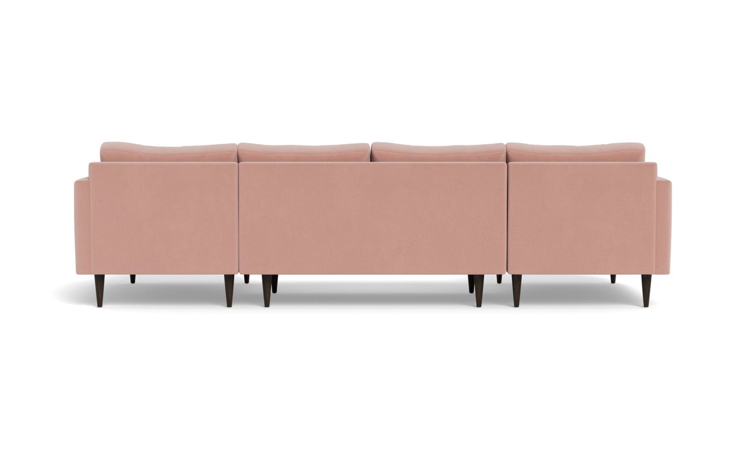 Wallace 126" Untufted Double Chaise U Sectional - Superb Amethyst