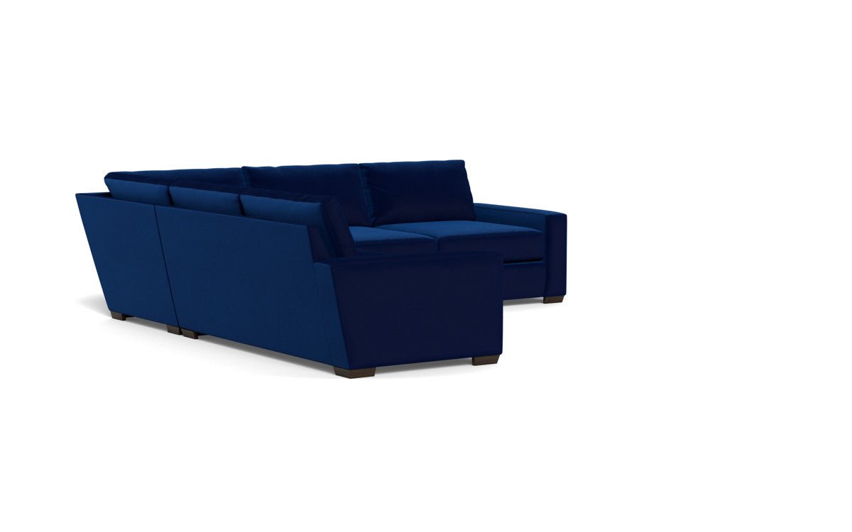 Mas Mesa 127" Deep Corner Sectional - Superb Cobalt