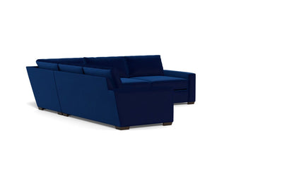 Mas Mesa 127" Deep Corner Sectional - Superb Cobalt