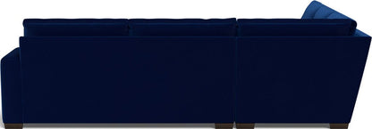 Mas Mesa 127" Deep Corner Sectional - Superb Cobalt