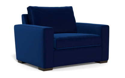 Mesa 52" Arm Chair - Superb Cobalt