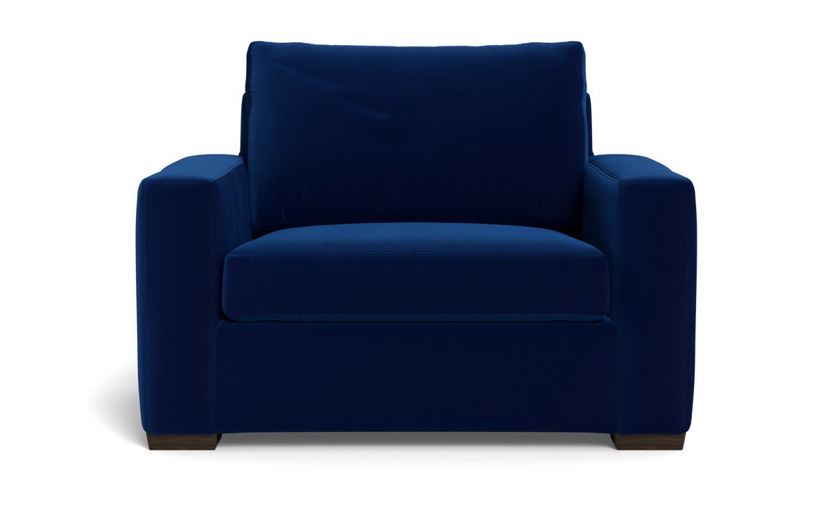 Mesa 52" Arm Chair - Superb Cobalt