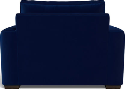 Mesa 52" Arm Chair - Superb Cobalt