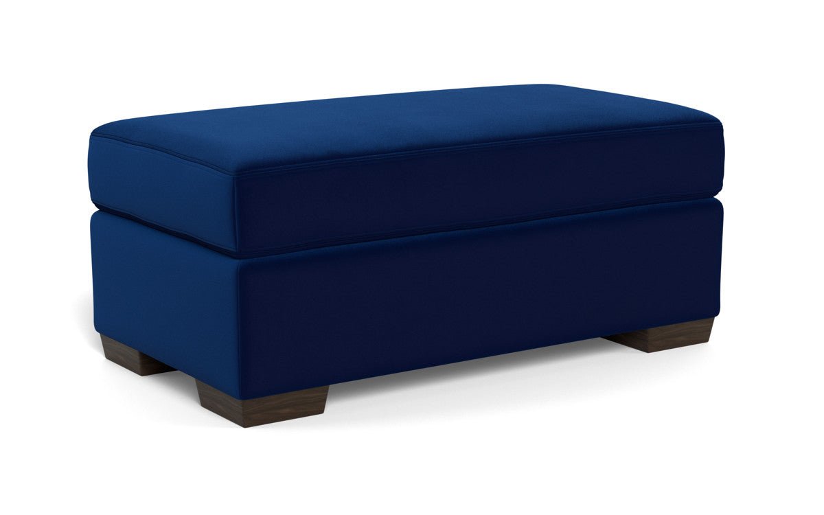 Mesa Storage Ottoman - Superb Cobalt