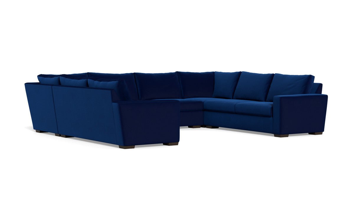 Mesa 154" Condo U Sectional - Superb Cobalt