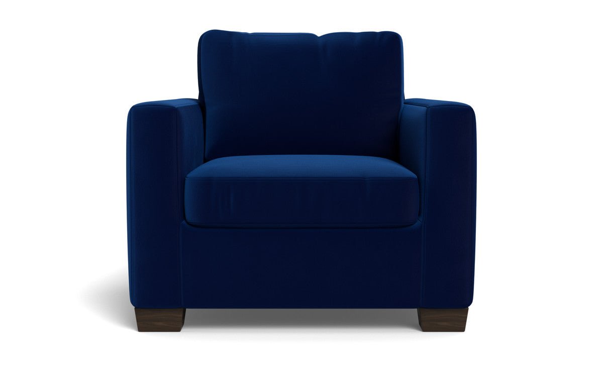 Track 36" Arm Chair - Superb Cobalt