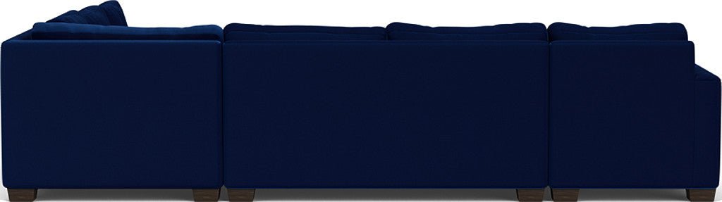 Track 141" Corner Sectionals w. Left Chaise - Superb Cobalt