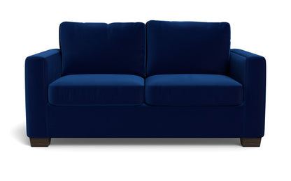 Track 62" Twin Sleeper Loveseat - Superb Cobalt
