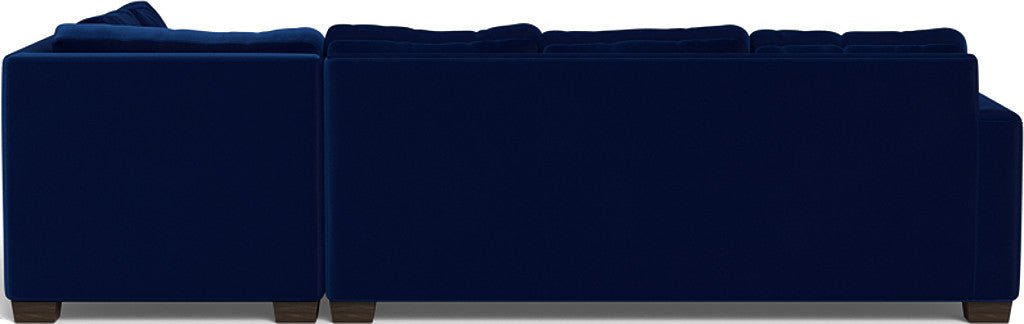 Track 121" Right Chaise Sleeper Sectional - Superb Cobalt
