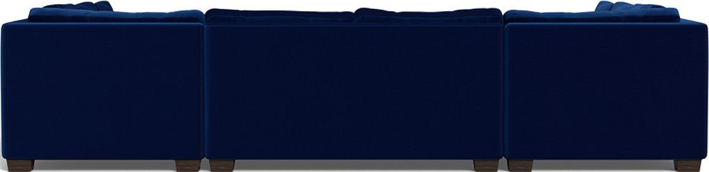 Track 141" Corner Sofa U Sectional - Superb Cobalt