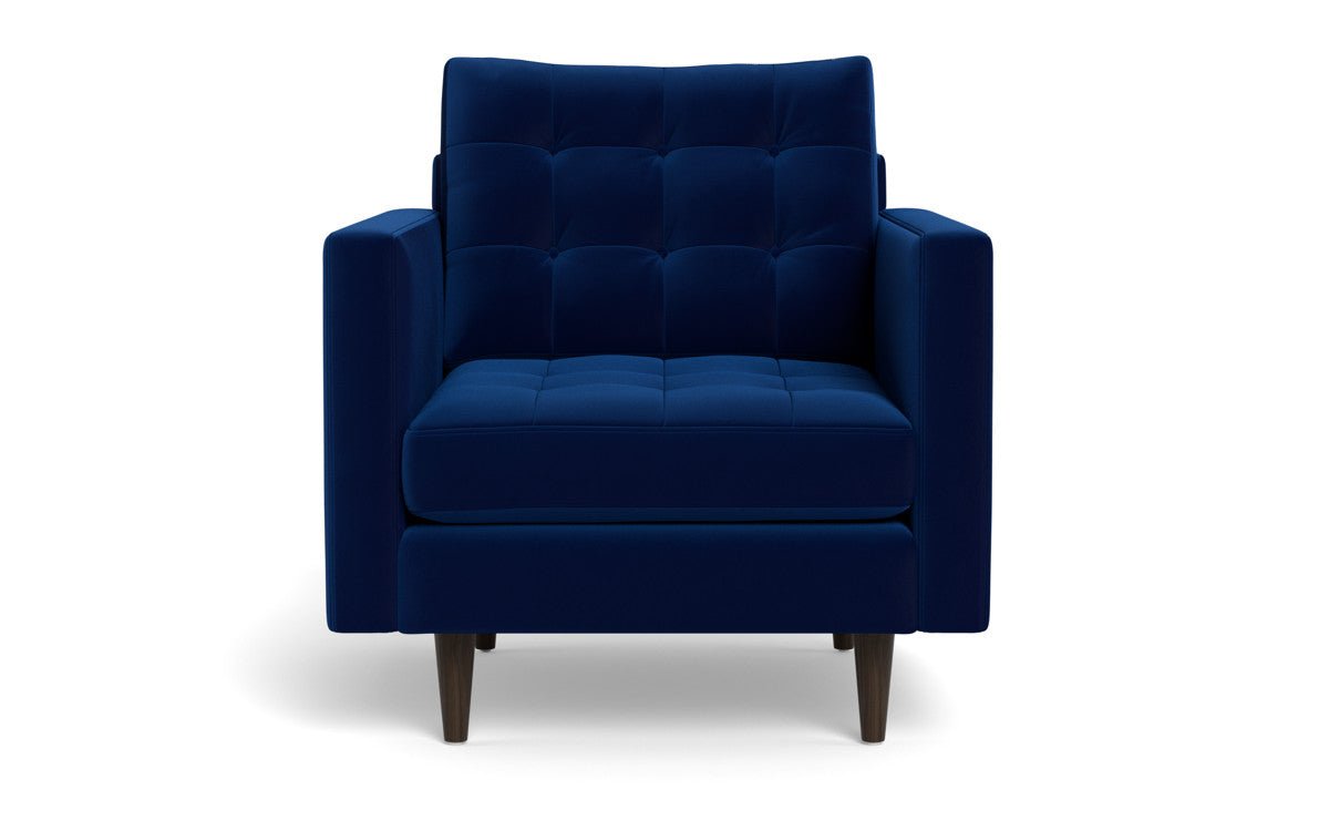 Wallace 52" Chair 1/2 - Superb Cobalt