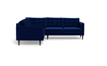 Wallace 102" Corner Sectional - Superb Cobalt