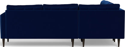 Wallace 102" Corner Sectional - Superb Cobalt