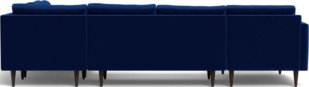 Wallace 130" Corner Sectionals w. Left Chaise - Superb Cobalt