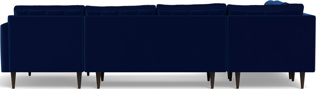 Wallace 130" Corner Sectionals w. Right Chaise - Superb Cobalt