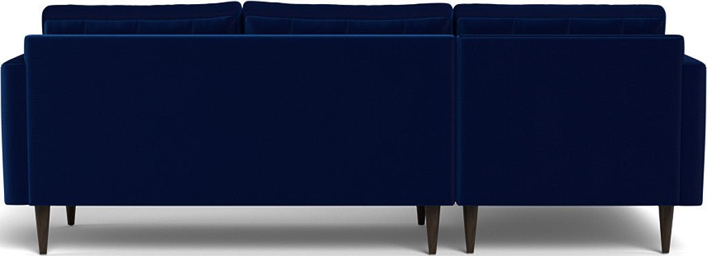 Wallace 98" Left Chaise Sectional - Superb Cobalt