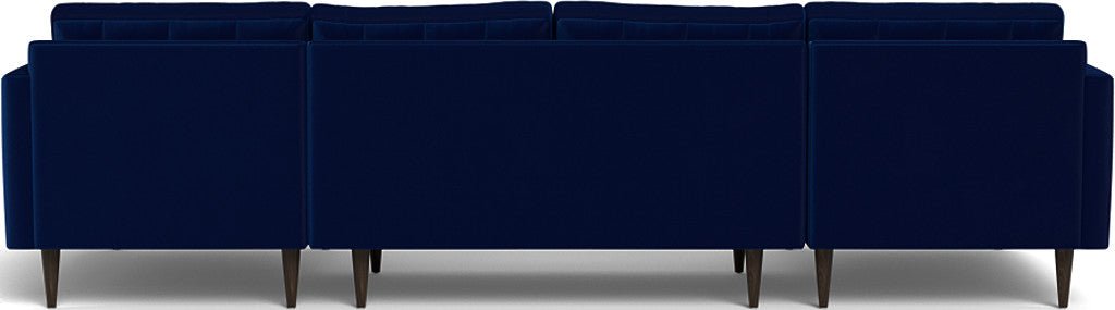 Wallace 126" Double Chaise U Sectional - Superb Cobalt