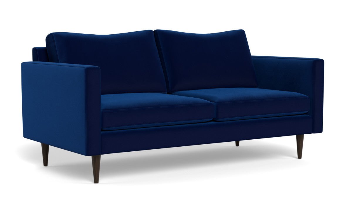 Wallace 74" Untufted Apartment Sofa - Superb Cobalt
