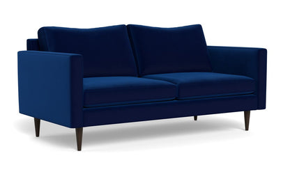 Wallace 74" Untufted Apartment Sofa - Superb Cobalt
