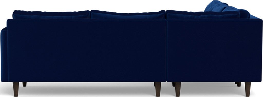 Wallace 102" Untufted Corner Sectional - Superb Cobalt