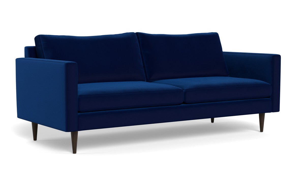 Wallace 85" Untufted Sofa - Superb Cobalt