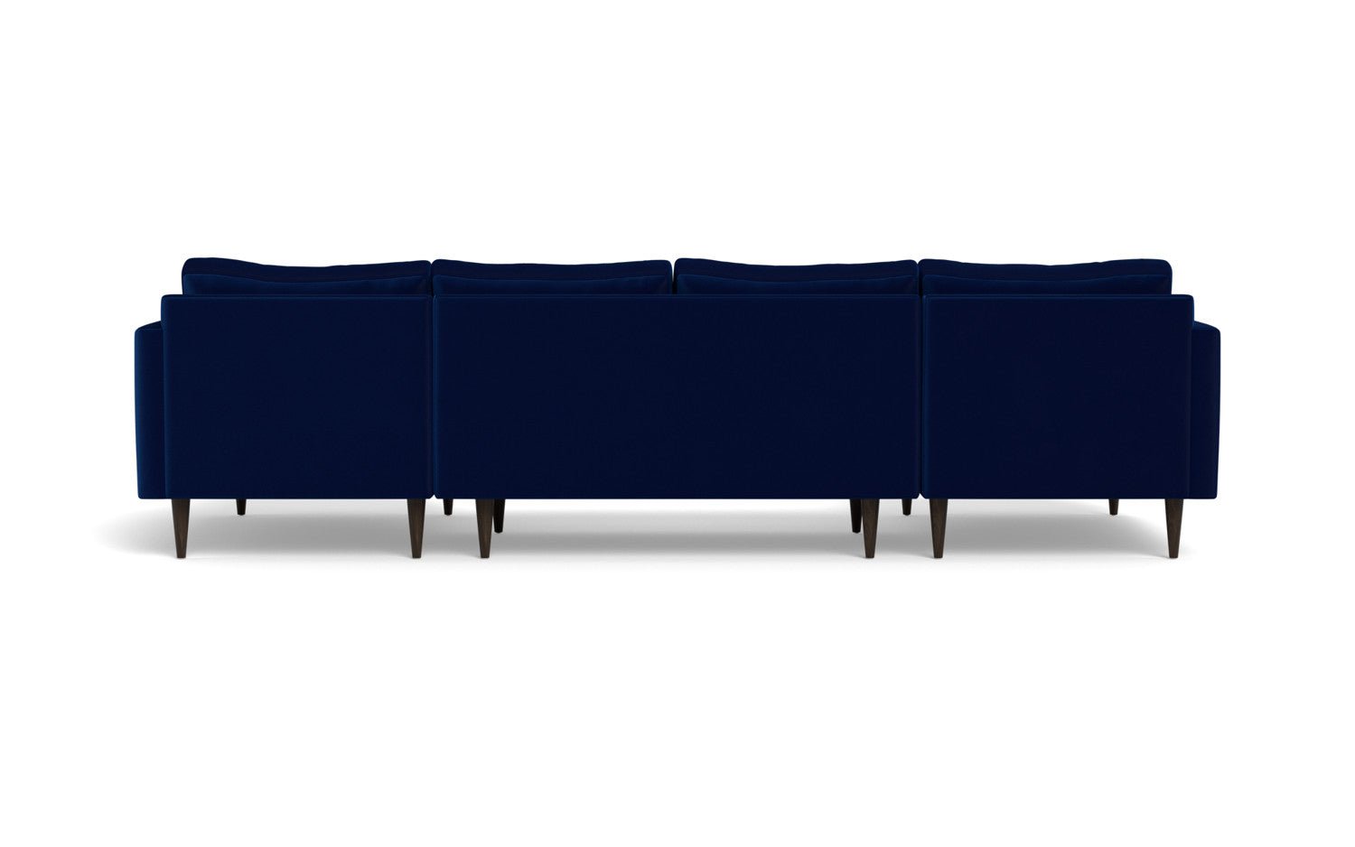 Wallace 126" Untufted Double Chaise U Sectional - Superb Blush