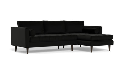 Ladybird 102" Right Chaise Sectional - Superb Gunmetal