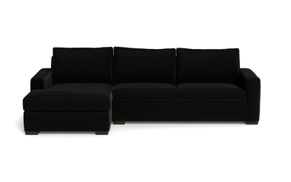 Mesa 123" Left Chaise Sectional - Superb Gunmetal