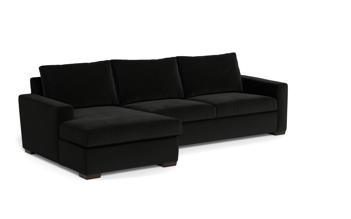 Mesa 123" Left Chaise Sectional - Superb Gunmetal