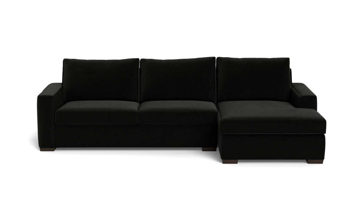 Mesa 123" Right Chaise Sectional - Superb Gunmetal