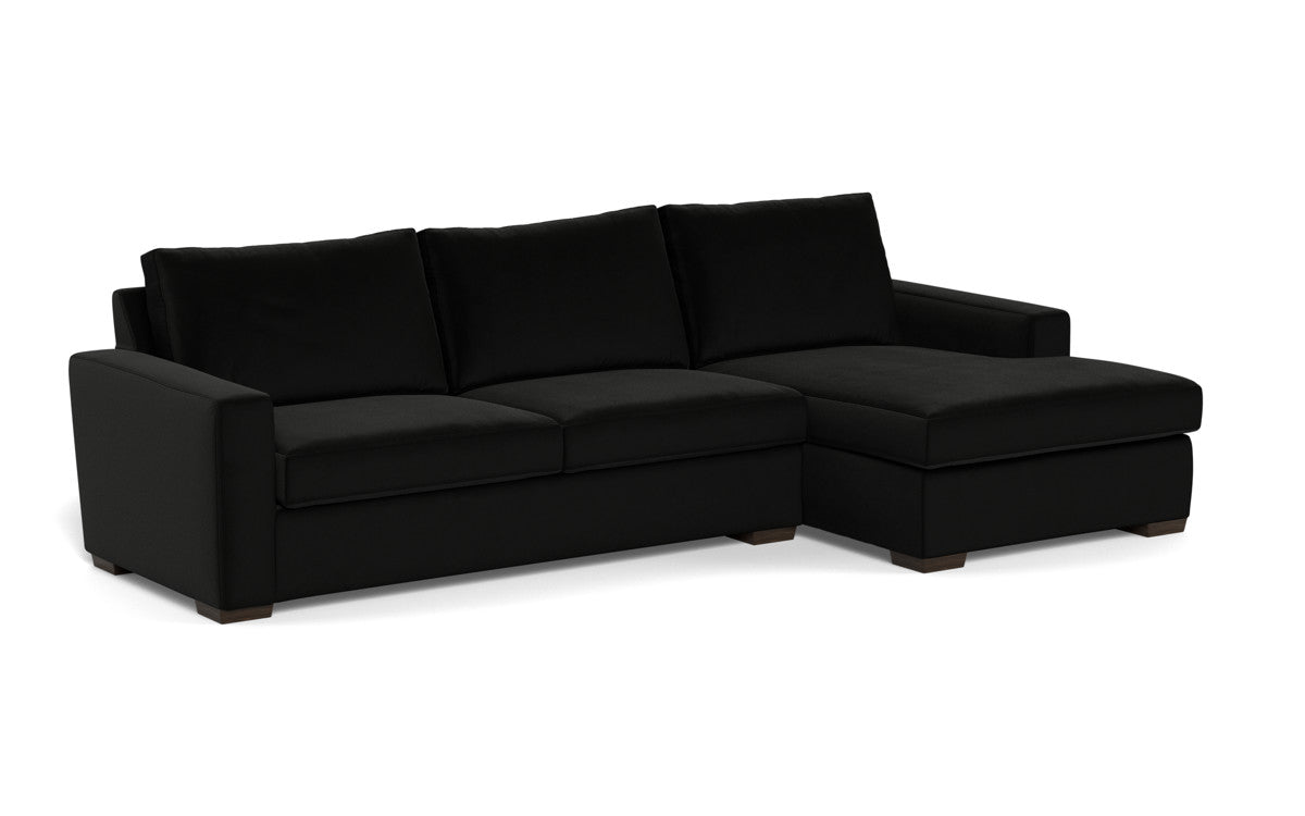 Mesa 123" Right Chaise Sectional - Superb Gunmetal