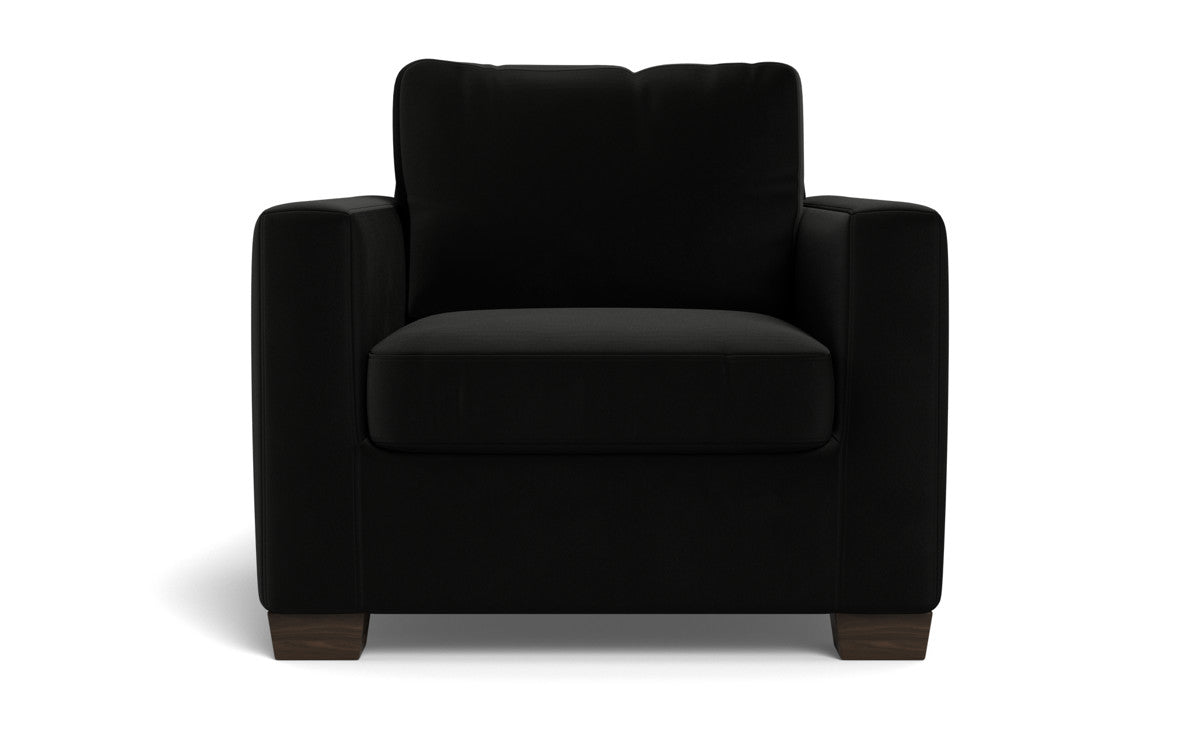 Track 36" Arm Chair - Superb Gunmetal