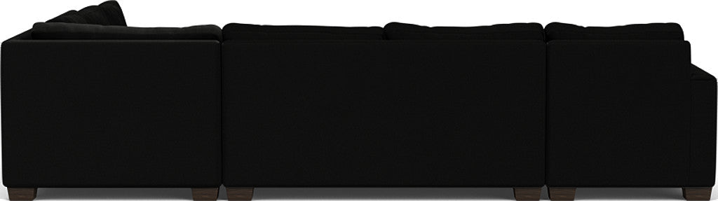 Track 141" Corner Sectionals w. Left Chaise - Superb Gunmetal