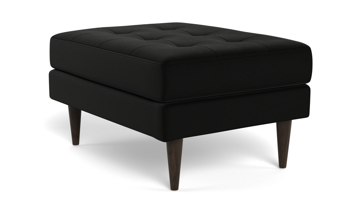 Wallace Ottoman - Superb Gunmetal