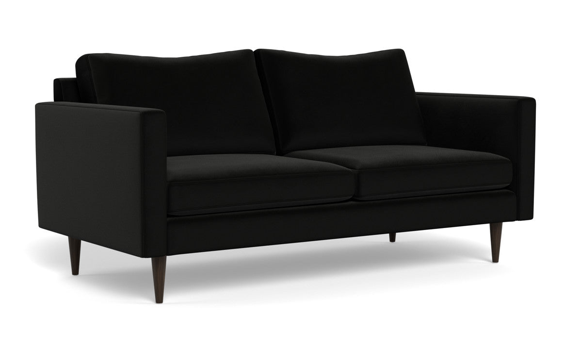 Wallace 74" Untufted Apartment Sofa - Superb Gunmetal